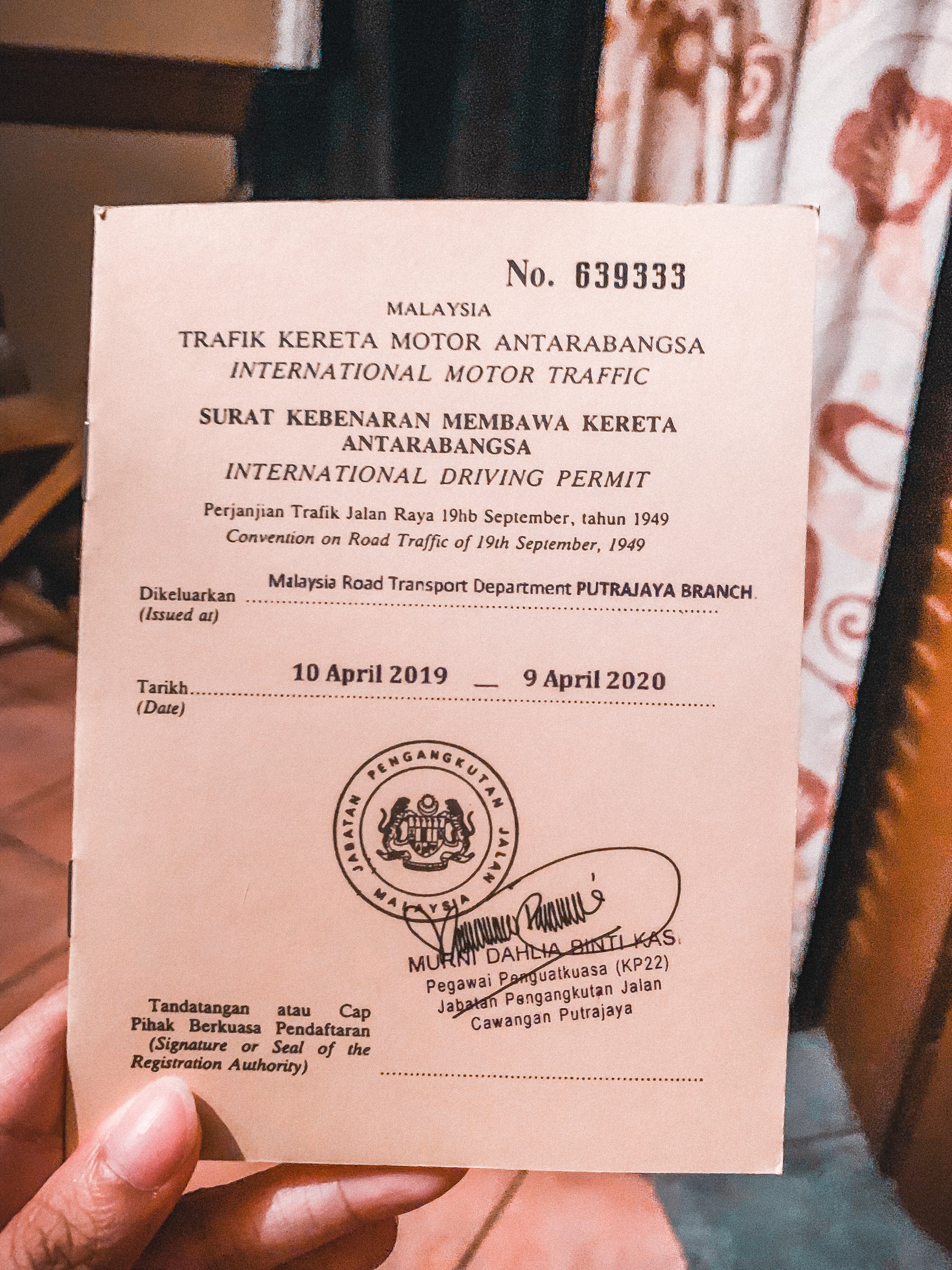 how to apply international driving license in malaysia